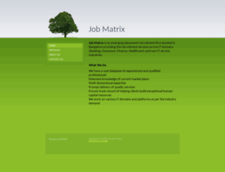 jobmatrix.co.in screenshot