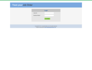 joborderstatus.com screenshot