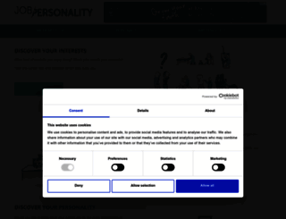 jobpersonality.co.uk screenshot