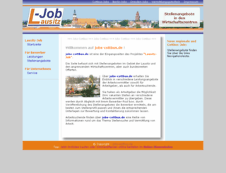 jobs-cottbus.de screenshot