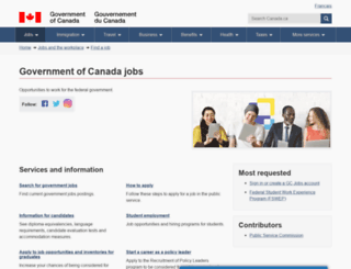 jobs-emplois.gc.ca screenshot