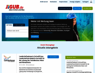 jobs-in-gruen-und-bau.de screenshot