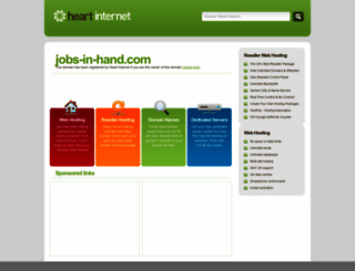 jobs-in-hand.com screenshot
