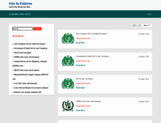 jobs-in-pakistan.info screenshot