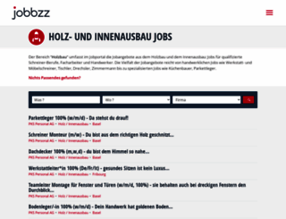 jobs-innenausbau-holzbau.ch screenshot