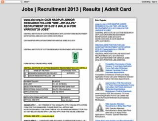jobs-recruitment-results.blogspot.com screenshot