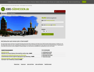 jobs-suedhessen.de screenshot