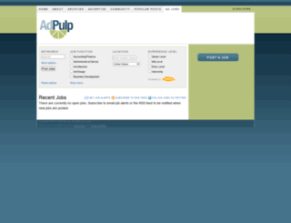 jobs.adpulp.com screenshot
