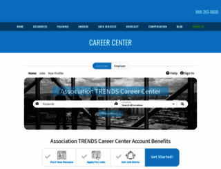 jobs.associationtrends.com screenshot
