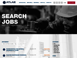 jobs.atlasstaffing.net screenshot