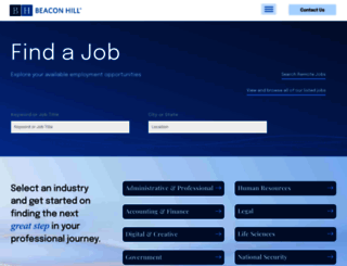 jobs.beaconhillstaffing.com screenshot