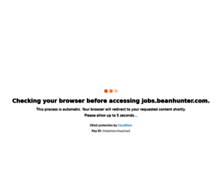 jobs.beanhunter.com screenshot