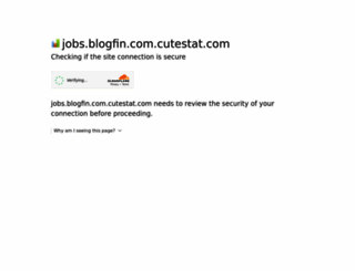 jobs.blogfin.com.cutestat.com screenshot