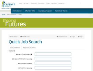 jobs.cdh.org screenshot