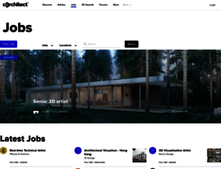 jobs.cgarchitect.com screenshot