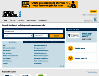 jobs.cibsejournal.com screenshot