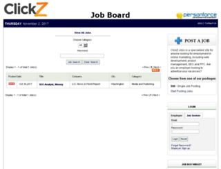 jobs.clickz.com screenshot