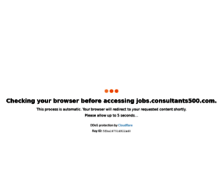 jobs.consultants500.com screenshot
