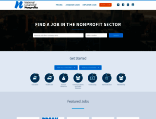 jobs.councilofnonprofits.org screenshot