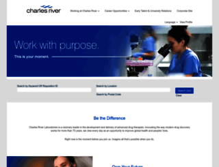 jobs.criver.com screenshot