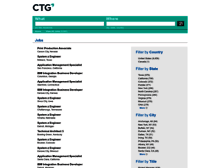 jobs.ctg.com screenshot