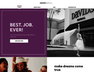jobs.davidsbridal.com screenshot