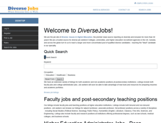 jobs.diversejobs.net screenshot