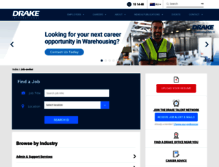 jobs.drakeintl.com screenshot
