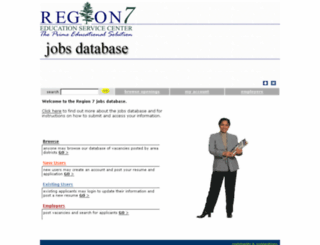 jobs.esc7.net screenshot
