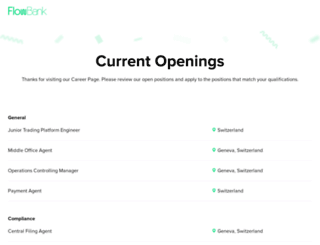 jobs.flowbank.com screenshot