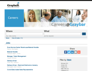 jobs.graybar.com screenshot