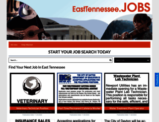 jobs.greenevillesun.com screenshot
