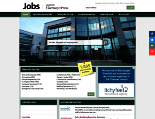 jobs.guernseypress.com screenshot