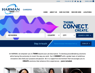 jobs.harman.com screenshot