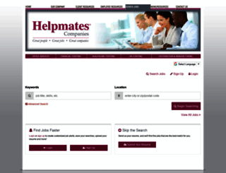 jobs.helpmates.com screenshot