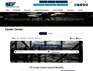 jobs.ite.org screenshot