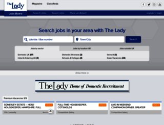 jobs.lady.co.uk screenshot
