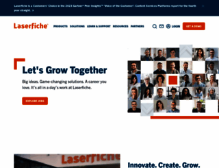 jobs.laserfiche.com screenshot