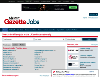 jobs.lawgazette.co.uk screenshot