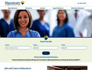 jobs.masonicare.org screenshot