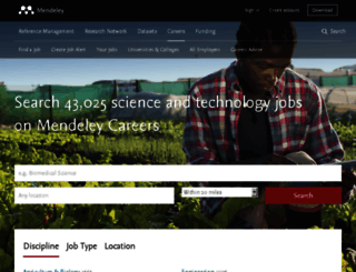 jobs.mendeley.com screenshot