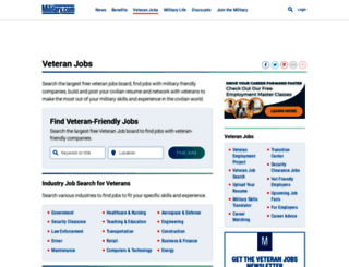 jobs.military.com screenshot