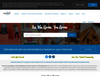 jobs.newellbrands.com screenshot
