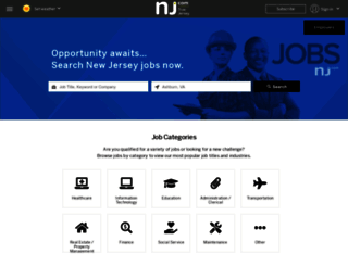 jobs.nj.com screenshot