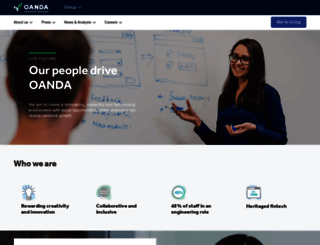 jobs.oanda.com screenshot