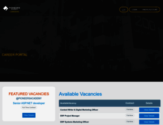 jobs.pioneers-academy.com screenshot