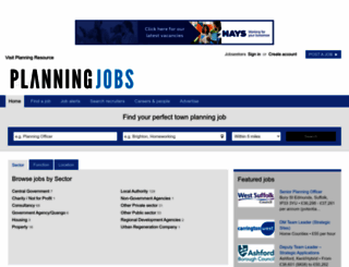 jobs.planningresource.co.uk screenshot