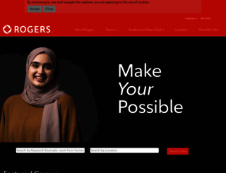 jobs.rogers.com screenshot