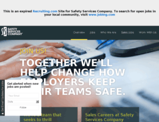 jobs.safetyservicescompany.com screenshot