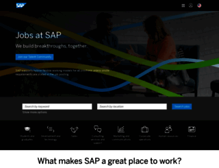 jobs.sap.com screenshot